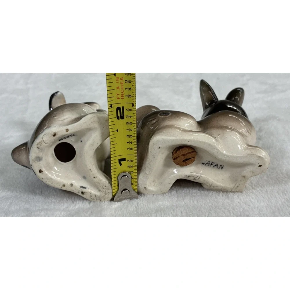 Vtg Thumper Bunny Rabbit Salt & Pepper Shakers Japan MCM Anthropomorphic Chrty